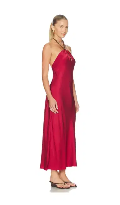 CAMI NYC Giulia Hammered Halter Dress | Thumbnail 2 CAMI NYC Giulia Hammered Halter Dress | Thumbnail 2