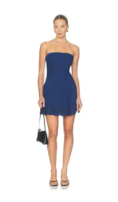 Cami NYC Belinda Strapless Linen Mini Dress | Thumbnail 1 Cami NYC Belinda Strapless Linen Mini Dress | Thumbnail 1
