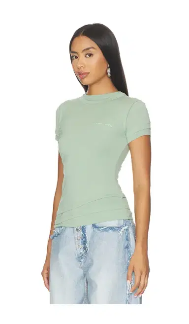 Alexander Wang Layered Short Sleeve Top | Thumbnail 2 Alexander Wang Layered Short Sleeve Top | Thumbnail 2