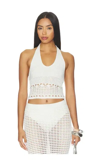 Tularosa Sellia Pointelle Halter Top | Thumbnail 1 Tularosa Sellia Pointelle Halter Top | Thumbnail 1