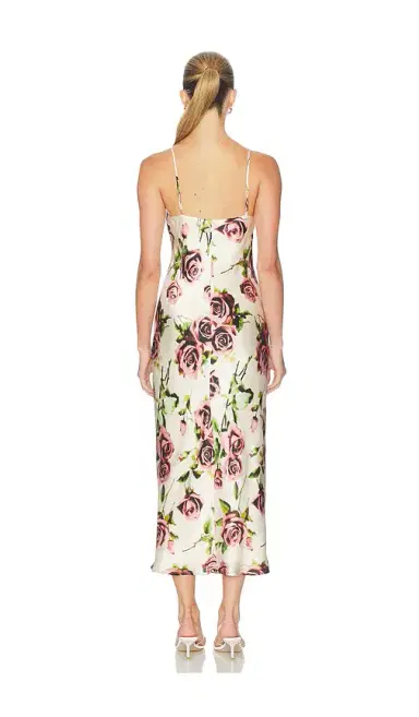 L'Agence Seridie Midi Slip Dress | Thumbnail 3 L'Agence Seridie Midi Slip Dress | Thumbnail 3