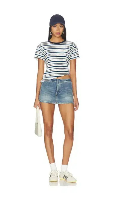 Alice + Olivia Alice + Olivia Bayley Denim Skort | Thumbnail 6 Alice + Olivia Alice + Olivia Bayley Denim Skort | Thumbnail 6