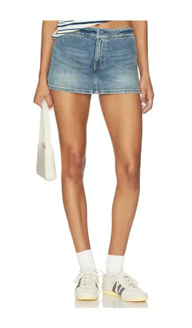 Alice + Olivia Alice + Olivia Bayley Denim Skort | Thumbnail 1 Alice + Olivia Alice + Olivia Bayley Denim Skort | Thumbnail 1