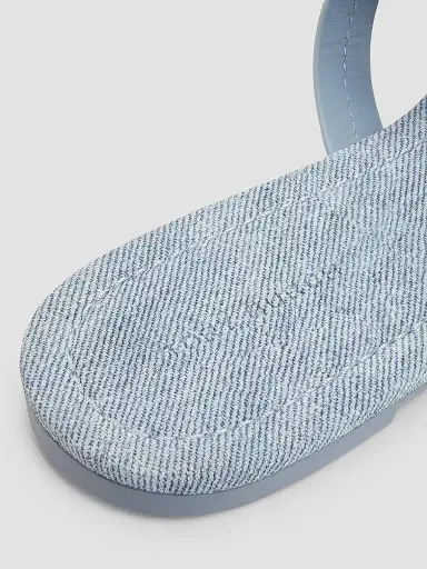 Tory Burch Women's Miller Logo Strap Sandals - Blue Cloud - Size 5 | Thumbnail 6 Tory Burch Women's Miller Logo Strap Sandals - Blue Cloud - Size 5 | Thumbnail 6