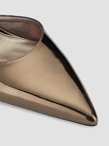 Stuart Weitzman Women's Stuart Power 85MM Patent Leather Mules | Thumbnail 5 Stuart Weitzman Women's Stuart Power 85MM Patent Leather Mules | Thumbnail 5