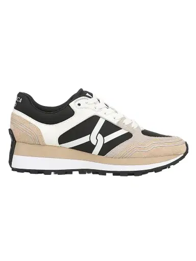 Veronica Beard Women's Valentina Sport Suede Low-Top Sneakers - Sand Black - Size 12 | Thumbnail 1