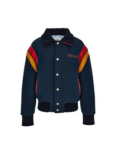 Versace Little Kid's & Kid's Blouson Fleece Jacket - Dark Navy | Thumbnail 1