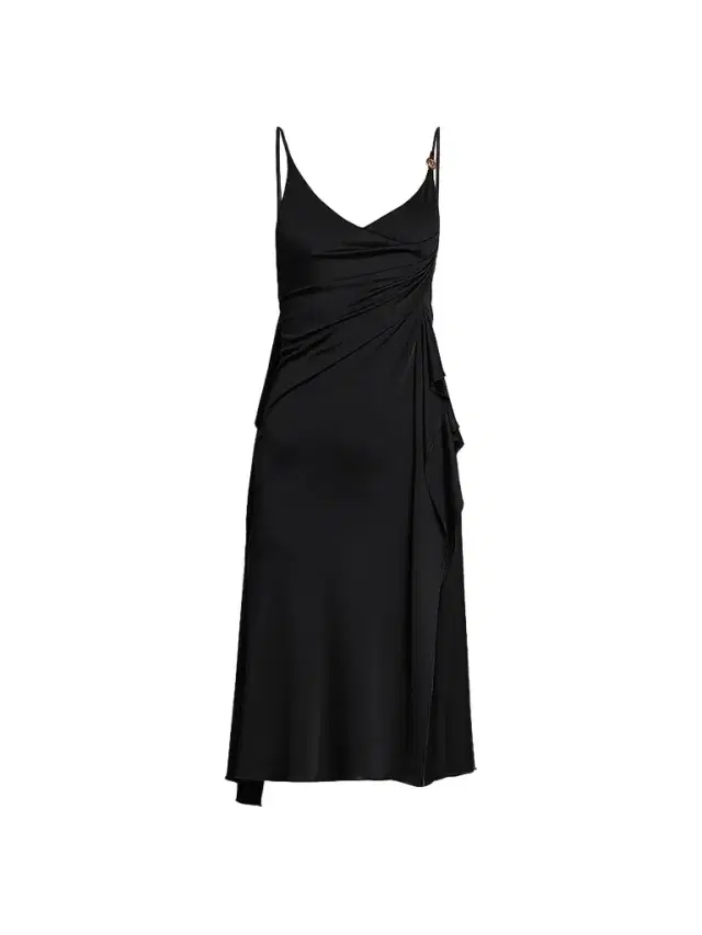 Versace Women's La Vacanza Draped Jersey Cocktail Dress - Black