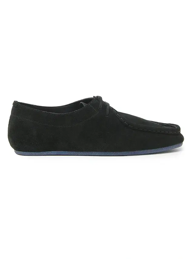 Jil Sander Men's Suede Wallabee Shoes - Black