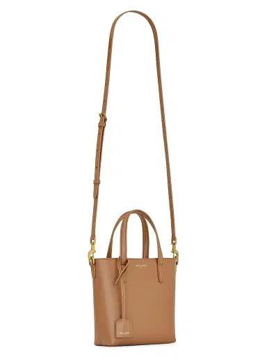 Saint Laurent Women's Mini Toy Shopping Bag - Fox | Thumbnail 6 Saint Laurent Women's Mini Toy Shopping Bag - Fox | Thumbnail 6