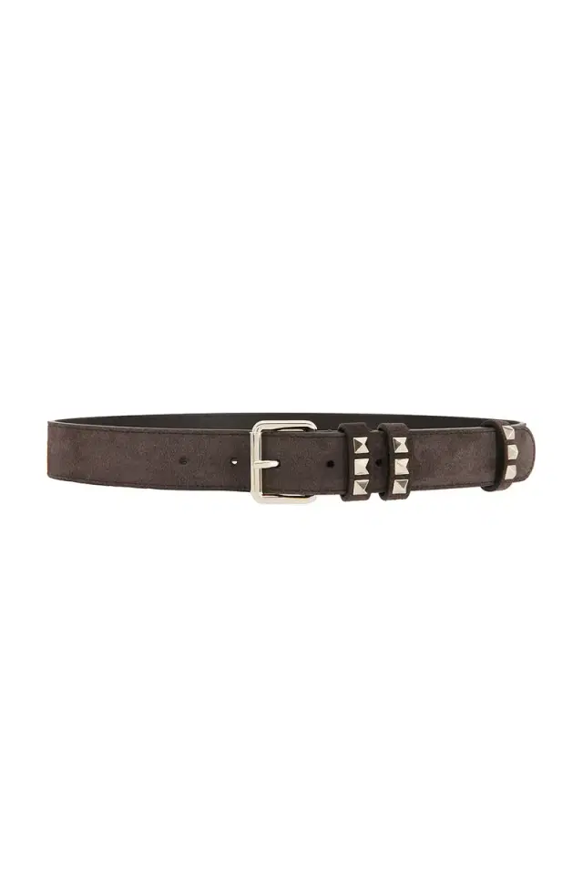 Valentino Garavani Rockstud 30 Suede Belt