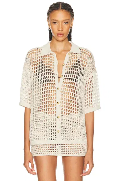 HAIGHT. Sheila Knit Shirt | Thumbnail 2