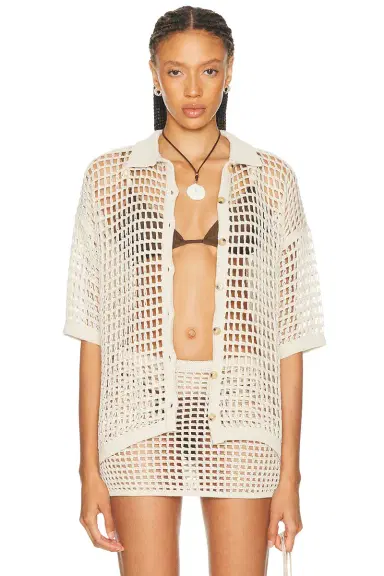 HAIGHT. Sheila Knit Shirt | Thumbnail 1