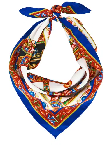 Dolce & Gabbana Foulard Silk Twill Scarf | Thumbnail 1