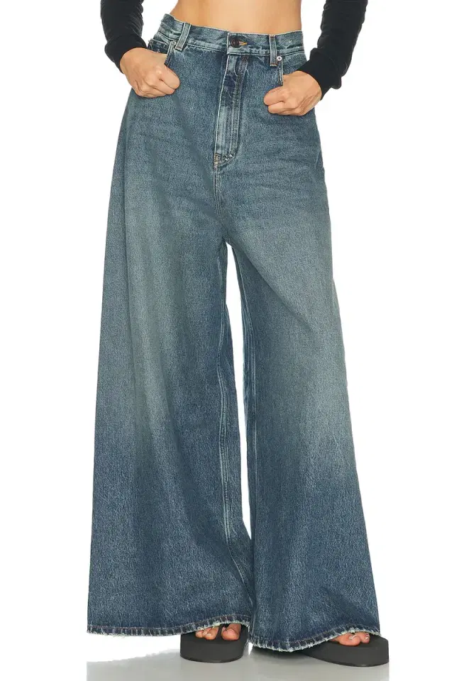 Balenciaga Super High Waist Wide Leg