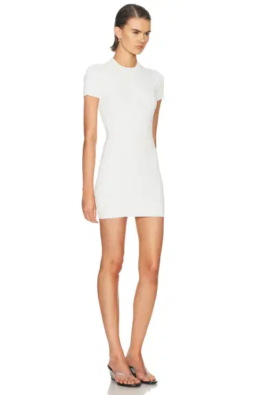 Alexander Wang Track Stripe Mock Neck Dress | Thumbnail 2