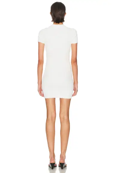 Alexander Wang Track Stripe Mock Neck Dress | Thumbnail 3