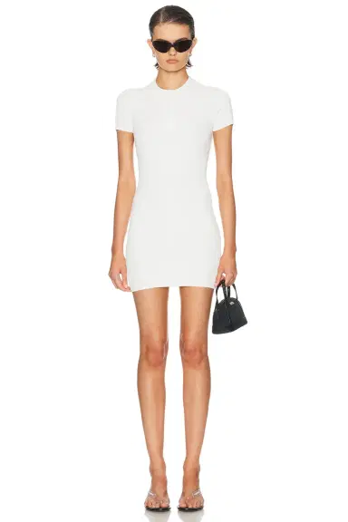 Alexander Wang Track Stripe Mock Neck Dress | Thumbnail 1