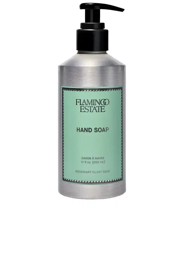 Flamingo Estate Rosemary Clary Sage Glass Hand Soap
