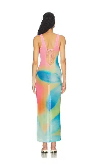 Kulani Kinis Plunge Mesh Maxi Dress | Thumbnail 4 Kulani Kinis Plunge Mesh Maxi Dress | Thumbnail 4