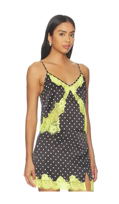 Fleur du Mal Juliet Lace Dotted Cami | Thumbnail 2
