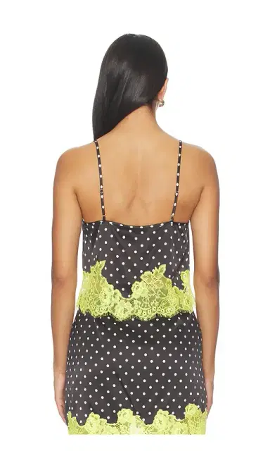 Fleur du Mal Juliet Lace Dotted Cami | Thumbnail 3