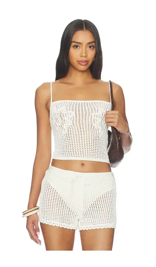 Lovers and Friends Malu Pointelle Tank Top