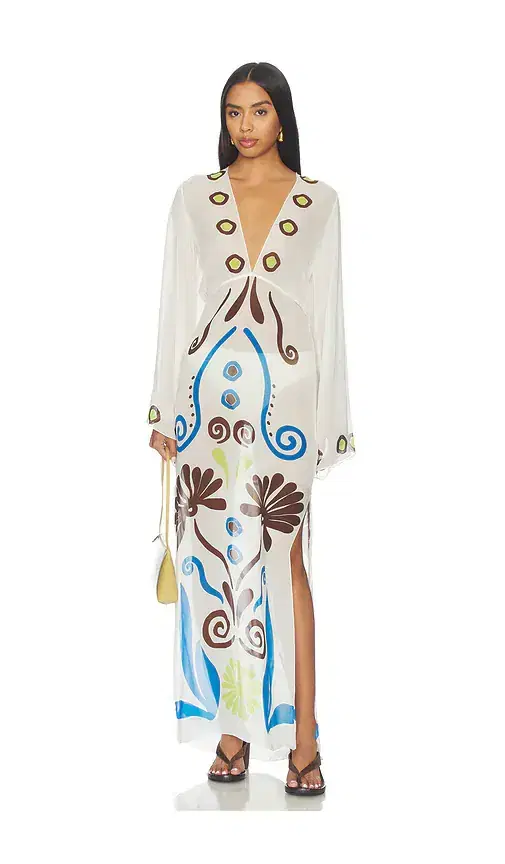 Cala de la Cruz Aysha Kaftan Dress