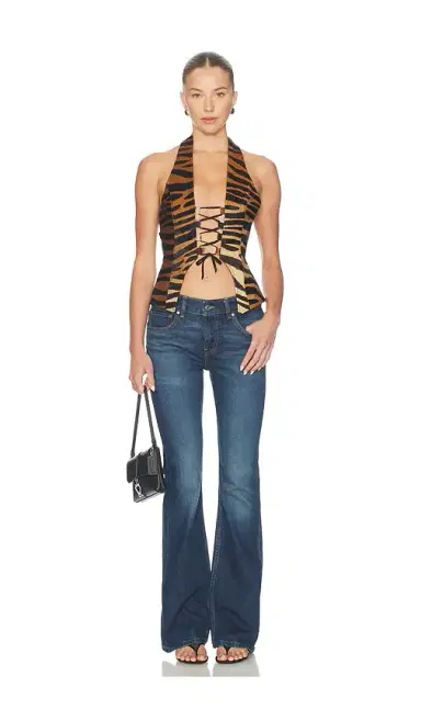 Understated Leather x REVOLVE Backless Zebra Top | Thumbnail 4 Understated Leather x REVOLVE Backless Zebra Top | Thumbnail 4