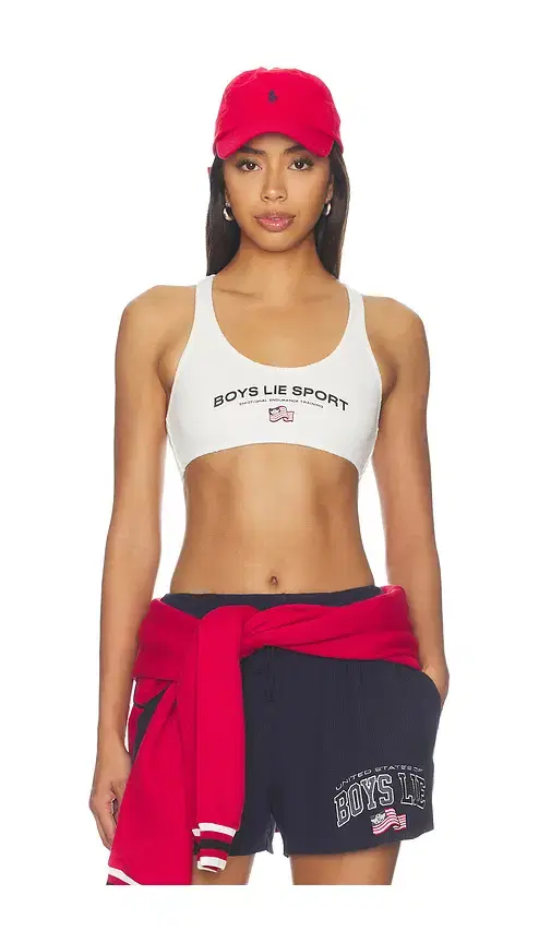 Boys Lie White Boys Lie Sport Bralette
