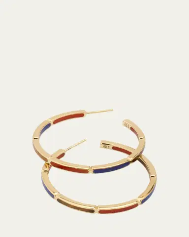 Jan Leslie Inside Out Gemstone Hoop Earrings | Thumbnail 3 Jan Leslie Inside Out Gemstone Hoop Earrings | Thumbnail 3