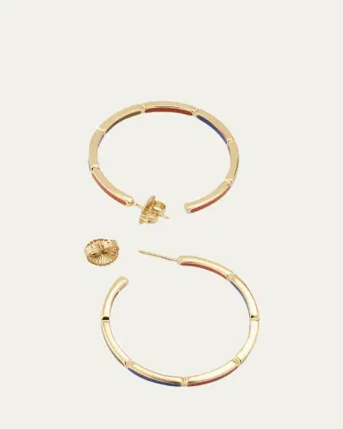 Jan Leslie Inside Out Gemstone Hoop Earrings | Thumbnail 8 Jan Leslie Inside Out Gemstone Hoop Earrings | Thumbnail 8