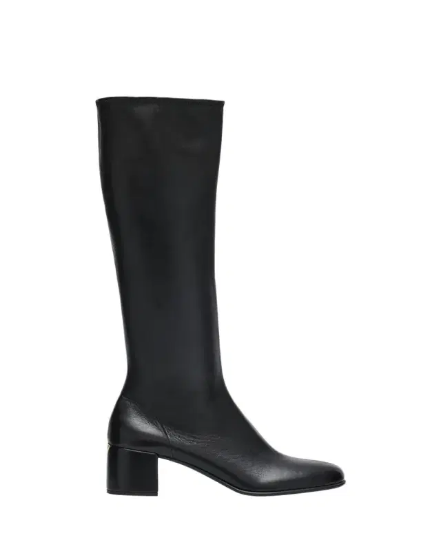 Prada Nappa Stretch Leather Knee-High Boots