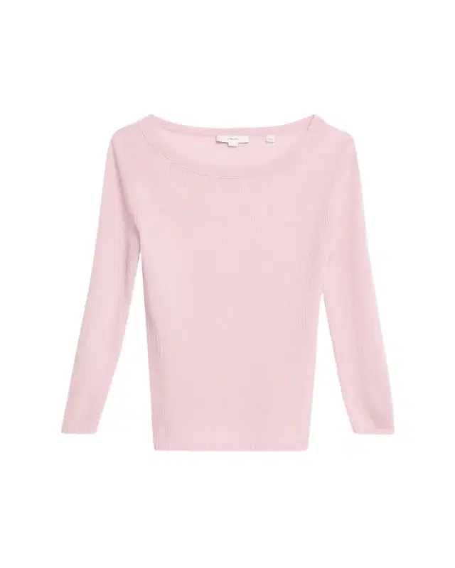 Vince Boat-Neck Cashmere-Silk Top