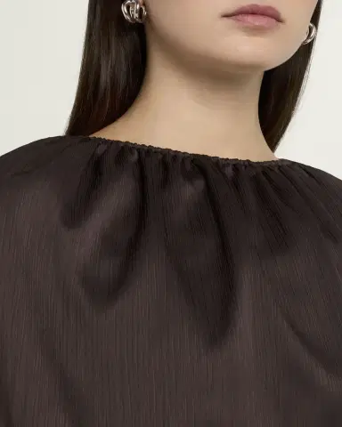 Vince Plissé Satin Cape Top | Thumbnail 5 Vince Plissé Satin Cape Top | Thumbnail 5