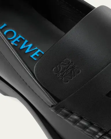 Loewe Men's Bobine Leather Penny Loafers | Thumbnail 3