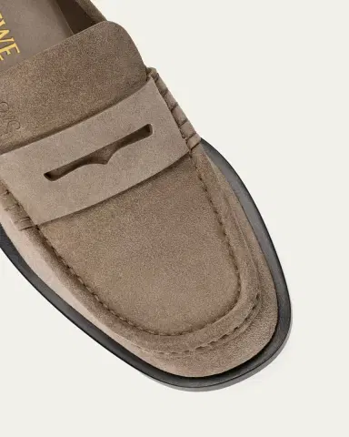 Loewe Men's Suede Penny Loafers | Thumbnail 3