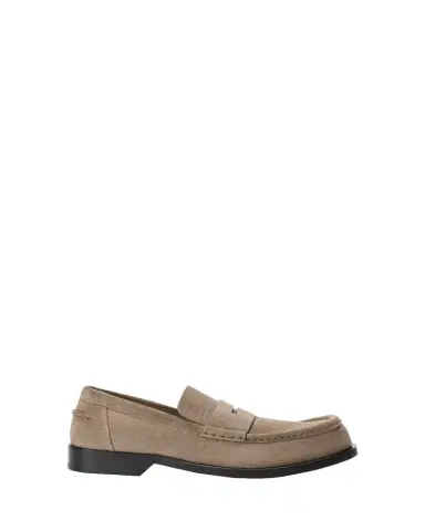 Loewe Men's Suede Penny Loafers | Thumbnail 1
