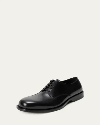 Loewe Men's Bobine Leather Derby Shoes | Thumbnail 2