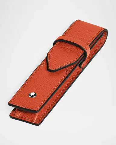 Montblanc Men 's Sartorial Leather One-Pen Pouch | Thumbnail 2
