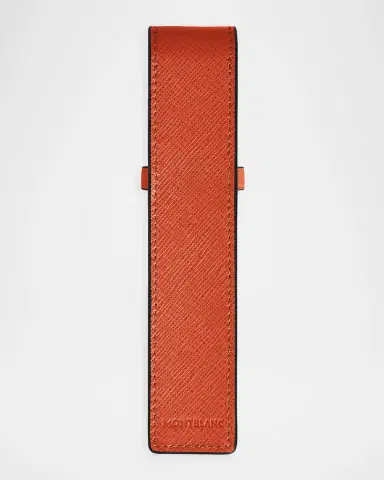 Montblanc Men 's Sartorial Leather One-Pen Pouch | Thumbnail 3