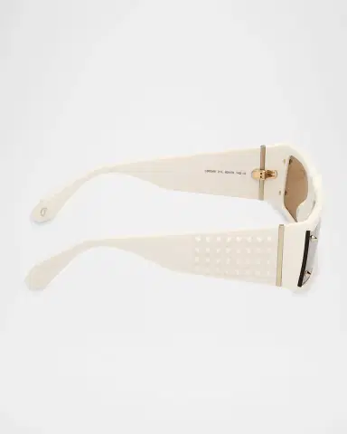 Christian Louboutin Men's Spikes Acetate Rectangle Sunglasses | Thumbnail 6 Christian Louboutin Men's Spikes Acetate Rectangle Sunglasses | Thumbnail 6