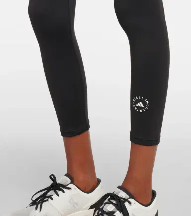 adidas by Stella McCartney Cropped high-rise leggings | Thumbnail 3 adidas by Stella McCartney Cropped high-rise leggings | Thumbnail 3