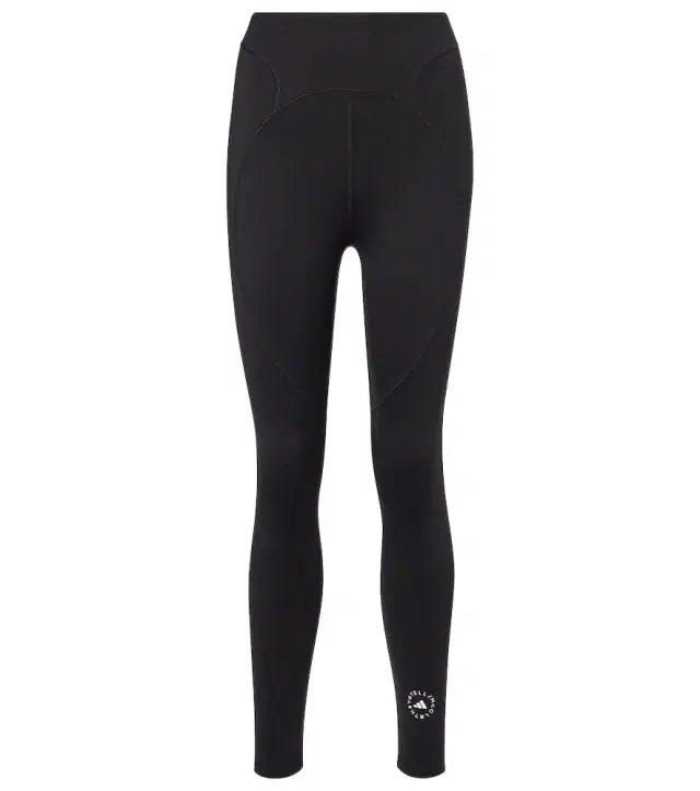 Adidas by Stella McCartney Cropped high-rise leggings