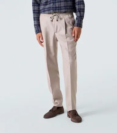 Slowear Virgin wool flannel slim pants | Thumbnail 2 Slowear Virgin wool flannel slim pants | Thumbnail 2