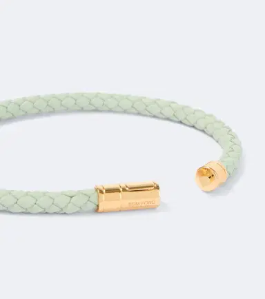 Tom Ford Braided leather bracelet | Thumbnail 3