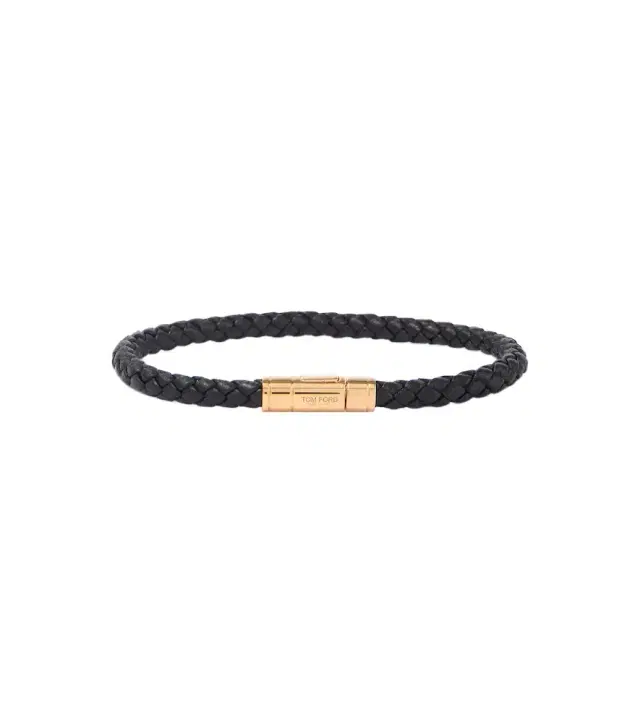 Tom Ford Braided leather bracelet