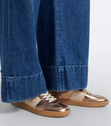 Valentino Garavani Upvillage metallic leather sneakers | Thumbnail 5