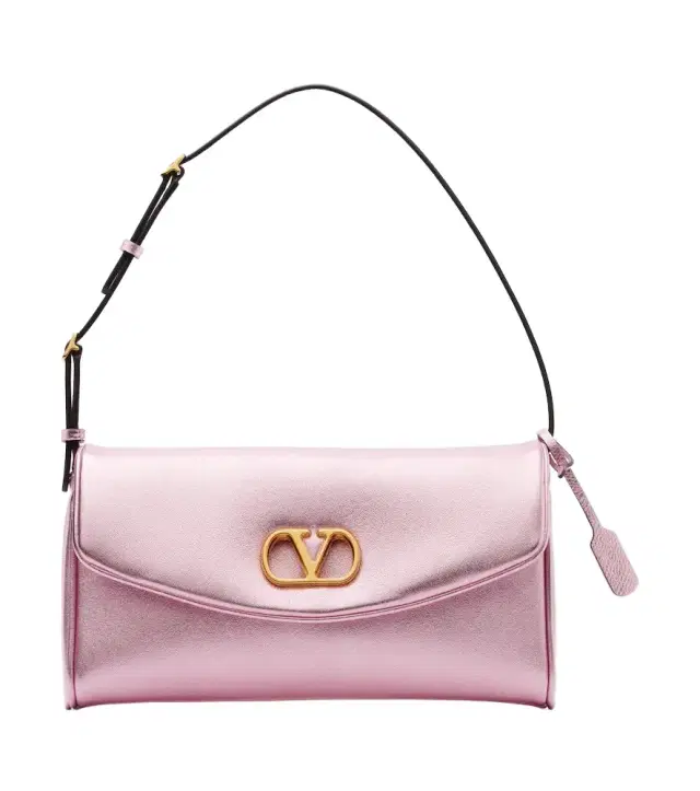 DeVain Small metallic leather shoulder bag