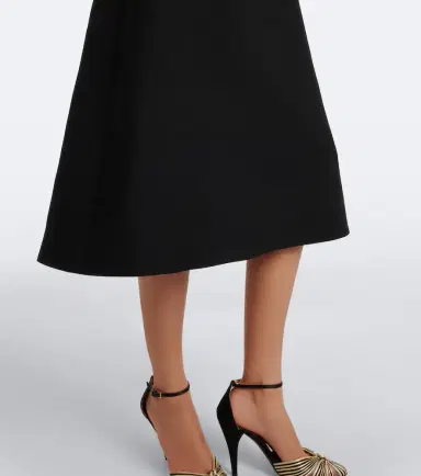 Valentino Crepe Couture embellished midi dress | Thumbnail 2 Valentino Crepe Couture embellished midi dress | Thumbnail 2
